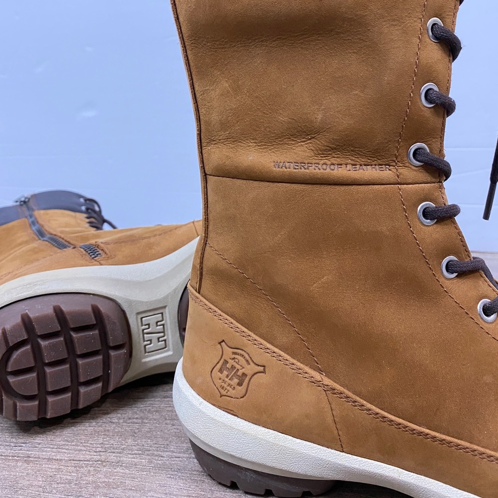 Helly Hanson Waterproof Leather Boots Size 6 - Picture 6 of 8